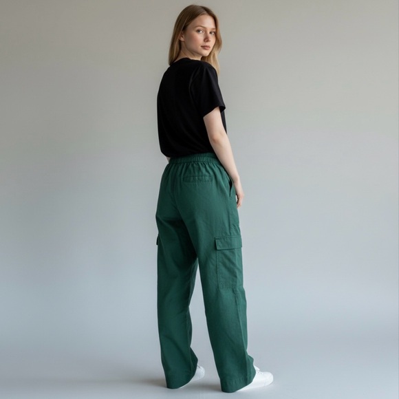 a new day Pants - A New Day Teal Pants size XS side pockets light texture wide fitting. NWOT Olive